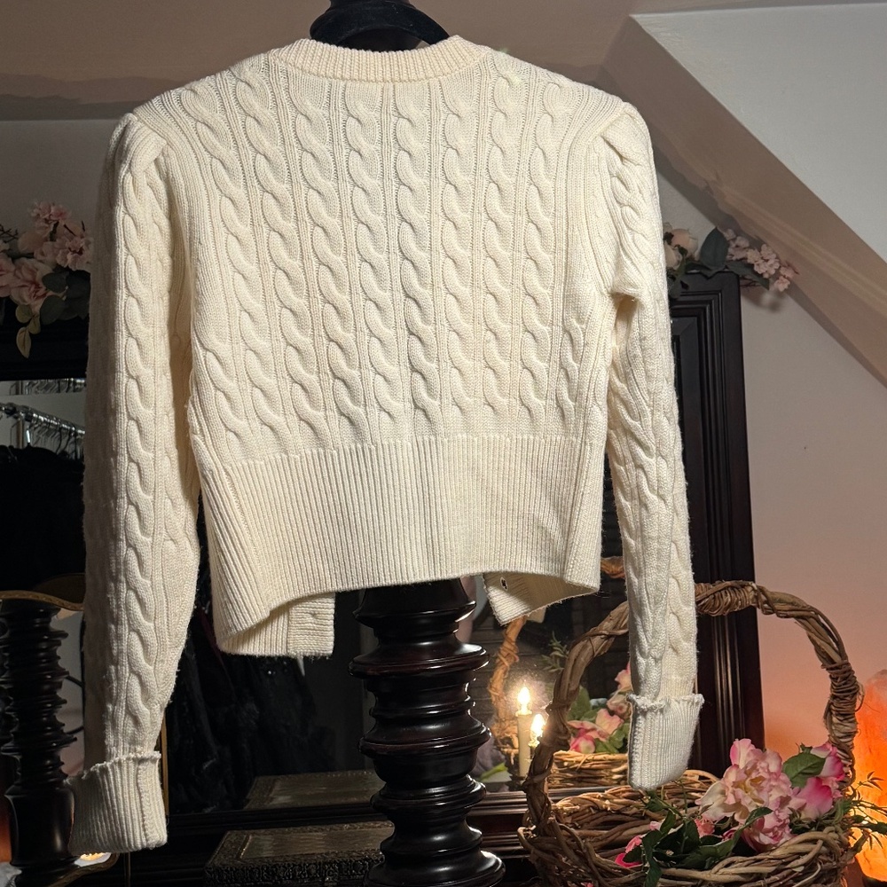 LoveShackFancy Cashmere Cardigan Small - Picture 9 of 11